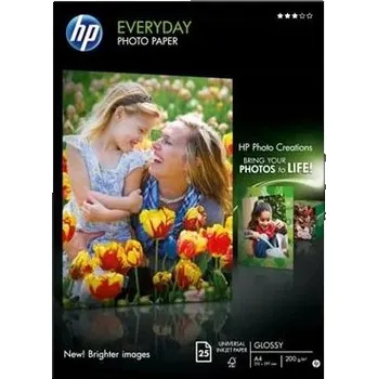 Fotopapír Lesklý fotopapír HP A4 200 g/m2 25 ks