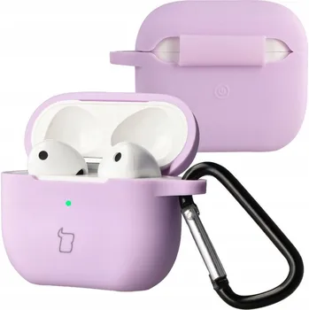 Pouzdro na mobilní telefon Silikonové Pouzdro Bizon s karabinou pro AirPods 3, pouzdro, kryt