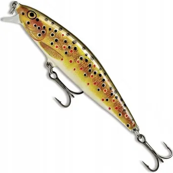 Umělá nástraha Wobler RAPALA FLAT RAP 8 cm - Pstruh obecný (Brown Trout)