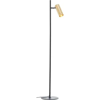 Stojací lampa Brilliant G80054/86 Stojací hliníková čtecí lampa MARTY GOLD
