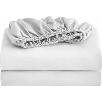 Prostěradlo Prostěradlo s gumou bavlna jersey 200x220cm, barva bílá