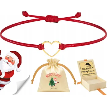 Náramek Zlatý náramek na šňůrce ZŁOCISTO 585 červené zlato, nastavitelný s gravírováním