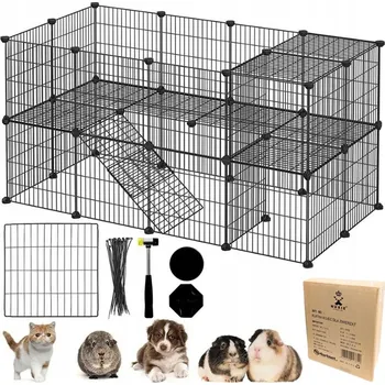 KLEC PRO KOČKY VELKÉ PATROVÉ PATRO PRO KOŤATA S HOUPACÍ SÍTÍ FRETKY PRASÁTKA