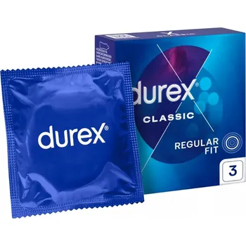 Kondom Durex Classic kondomy, 3 ks
