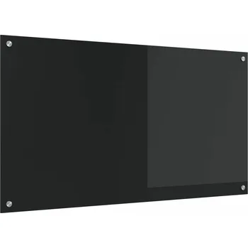 Kuchyňská linka vidaXL Kuchyňská zástěna Černá 110 x 60 x 0,6 cm tvrzené sklo [42001300]