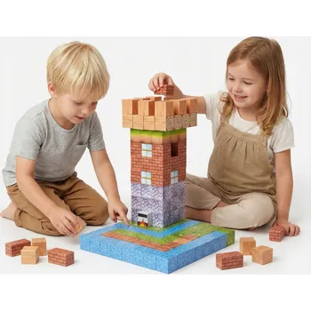 ostatní stavebnice Stavebnice Para Toys BLOČKY MŮJ SVĚT 138