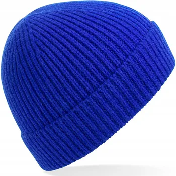 Pokrývka hlavy Beechfield zimní čepice beanie modrá, univerzální velikost