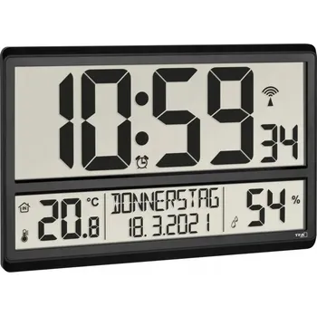 Hodiny Nástěnné hodiny TFA černé 36 cm