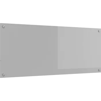 Kuchyňská linka vidaXL Kuchyňská zástěna Světle šedá 120 x 50 x 0,6 cm tvrzené sklo [42001308]