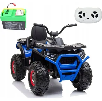 Dětské elektrovozidlo MEGA VELKÁ ČTYŘKOLKA, TLUMIČE, MĚKKÁ KOLA, DÁLKOVÉ OVLÁDÁNÍ, POMALÝ START, /XMX607