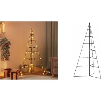 Vánoční stromek Kovový vánoční stromeček, k dekoraci, černý, 140 cm