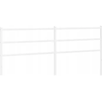 Kovové čelo , bílé, 193 cm