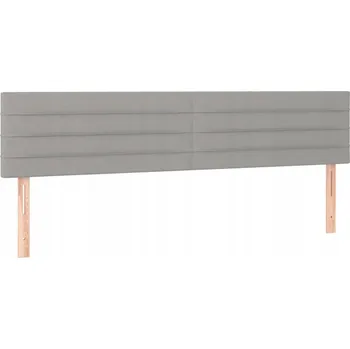 Klasická čela postele 200x5x78/88 cm, světle šedá