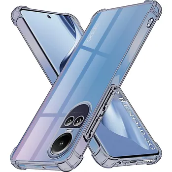 Pouzdro na mobilní telefon Techsuit Shockproof průhledný silikon Oppo Reno10 / Reno10 Pro kouřově černý