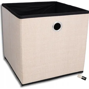 Úložný box Organizér do skříně textilní box koš 30x30 na oblečení deky kalhoty