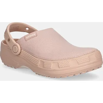 Dámské pantofle Pantofle Crocs Classic Crafted Clog dámské, béžová barva, 211354 211354.7AF 30X, EUR 39/40