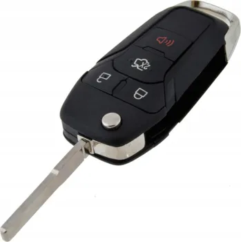 Autoklíč Náhradní obal klíče 4-tlačítkový, FORD (HU101) + Transpondér