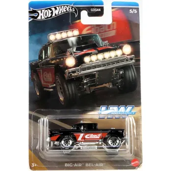 autíčko Chevrolet Bel-Air Big-Air černá 1:64 - Hot Wheels Chevrolet - kovový model