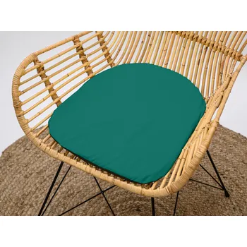 Podsedák Podsedák na židli STANDARD tmavě zelený, 39x36 cm, kuchyňský podsedák na židli