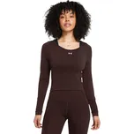 Dámské tričko Under Armour Train Seamless LS L Hnědá