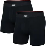 boxerky SAXX VIBE XTRA SC BB FLY 2PK black M