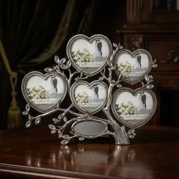 Rám na obraz Multirámek na fotografie stromek 15 × 1,5 × 14 cm