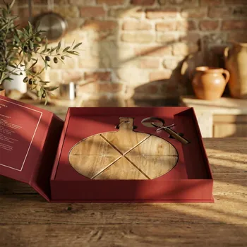 Sada na pizzu s prkénkem a nožem EASY LIFE GIFT NOVELS 2 ks