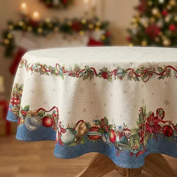 ubrus Vánoční ubrus kulatý RUNNER 160 cm