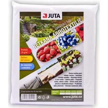 Rozmetadlo JUTA Netkaná zakrývací textilie 19 g Velikost pytle: 1,6x5 m
