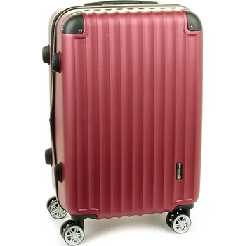 Suitcase SU622 velký skořepinový kufr 75x51x29 cm vínová