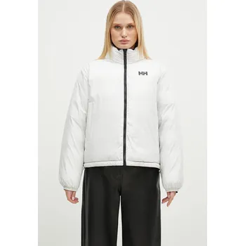 Oboustranná bunda Helly Hansen dámská, černá barva, zimní, oversize, L, 99X