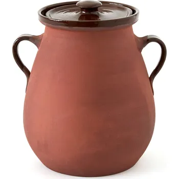 Hrnec sádlák 2,5L jako dekorace - kameninový hrnec na sádlo (ruční výroba)