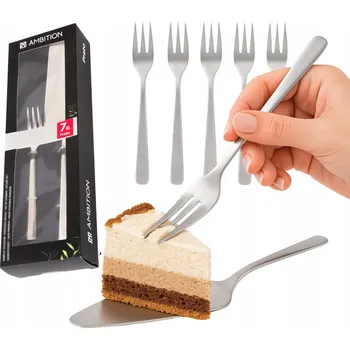 Příbor Dezertní vidlička lesklá Ambition Prato 7 ks