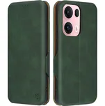 Techsuit Safe Wallet Plus pro Oppo Reno13 Pro zelená