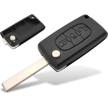 Autoklíč Náhradní obal klíče 3-tlačítkový, PEUGEOT (HU83) varianta: 1