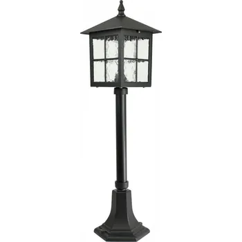 Venkovní osvětlení Kvadratický osvětlovací sloupek Su-ma E27 76 cm černý