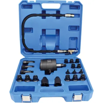 Sada nářadí PNEUMATICKÉ KLADIVO PRO DEMONTÁŽ VSTŘIKOVAČŮ, STAHOVÁK VSTŘIKOVAČŮ S ADAPTÉRY SATRA