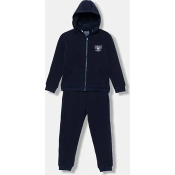 Dětská tepláková souprava Guess 2-pack N5BG00.KCHM0.9BYA námořnická modř 59X, vel. 113-118