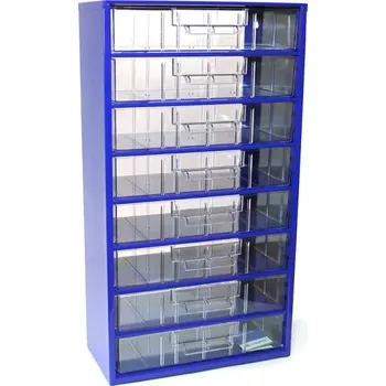 Skříňka na nářadí TOKOZ Zásuvkový organizér 12 / 8L - RAL 5002 - Modrá (závěsná skříňka Mars 6753)