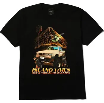 Pánské tričko TRIKO HUF Island Times - černá - M + při osobním odběru 1 320 Kč