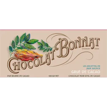 Čokoláda Čokoláda Bonnat & Jean Sulpice s obsahem jemných kakaových nibsů 65%, 100g