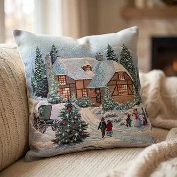 Povlak na polštářek Vánoční povlak na polštář 45 × 45 cm