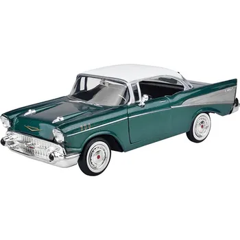 autíčko Chevrolet Bel Air Hardtop 1957 zelená 1:24 - MOTORMAX Chevrolet BelAir - kovový model