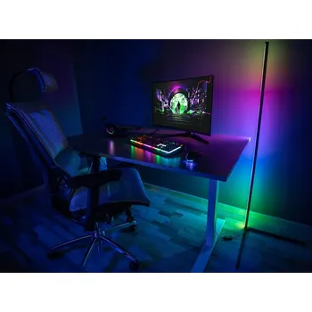 Stojací lampa STOJACÍ LED RGB LAMPA 140 Cm ROHOVÁ PODLAHOVÁ LAMPA S APLIKACÍ DÁLKOVÝ OVLADAČ TUYA SMART
