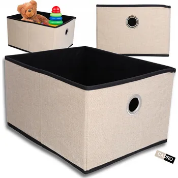 Úložný box Organizér do skříně 32x25x18 cm, textilní úložný box na oblečení, kalhoty, ponožky