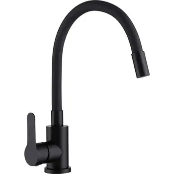 Vodovodní baterie Metalac Inko Metalac, T03714 dřezová baterie Flexy Mamba černá