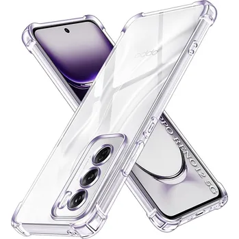 Pouzdro na mobilní telefon Techsuit Shockproof čirý silikonový obal Oppo Reno12