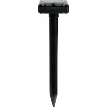 Odpuzovač zvířat odpuzovač krtků solární 9,5x8x38cm PH ČER/ZE