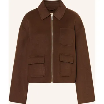 Smith & Soul Dámská Bunda Hranatého Střihu, tmavě hnědá, 34