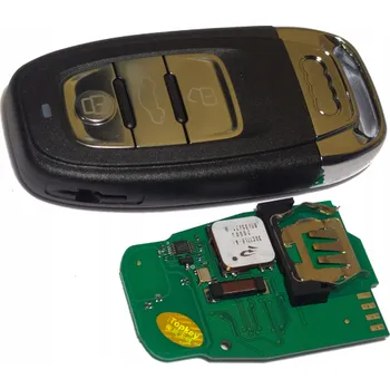 Autoklíč Náhradní obal klíče 3-tlačítkový, AUDI, Frekvence 315 MHz + Transpondér